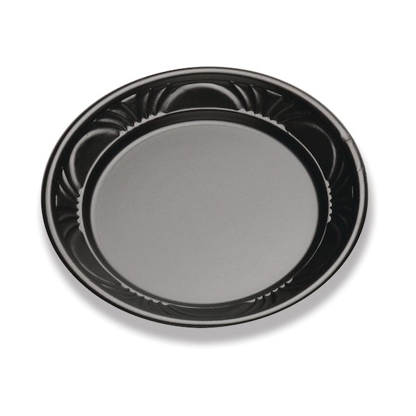 D & W Fine Pack D & W Fine Pack 7" Plastic Pearl Black Plate, PK1000 BP07P-07 - main